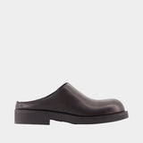 Mules - MM6 Maison Margiela - Cuir - Noir