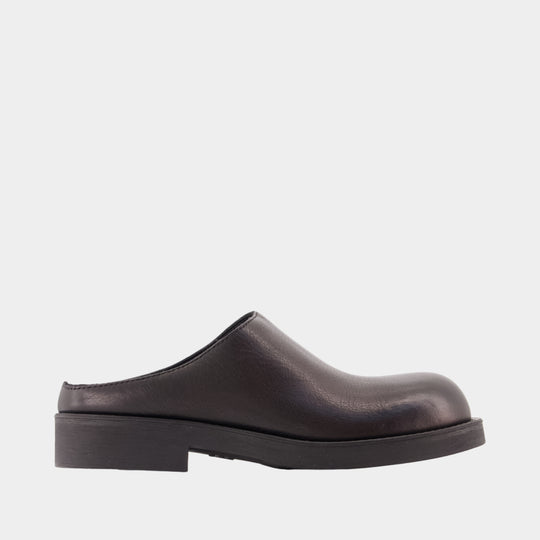 Mules - MM6 Maison Margiela - Cuir - Noir