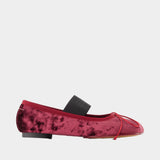 Ballerines - MM6 Maison Margiela - Synthétique - Rouge