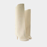 Bottes - MM6 Maison Margiela - Cuir - Beige