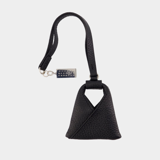 Charm Japanese - MM6 Maison Margiela - Cuir - Noir