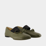 Ballerines - MM6 Maison Margiela - Cuir - Kaki