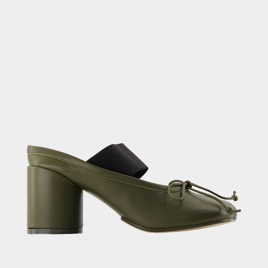 Sandales - MM6 Maison Margiela - Cuir - Kaki