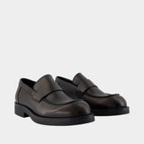 Mocassins - MM6 Maison Margiela - Cuir - Noir