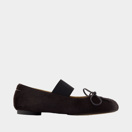 Ballerines - MM6 Maison Margiela - Cuir - Noir