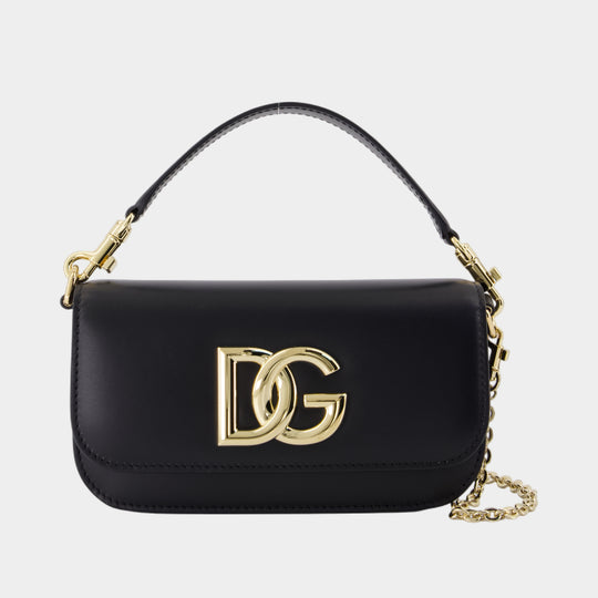 Wallet On Chain 3.5 - Dolce&Gabbana - Cuir - Noir