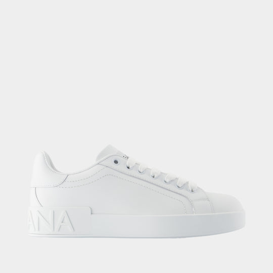 Sneakers Classica - Dolce&Gabbana - Cuir - Blanc