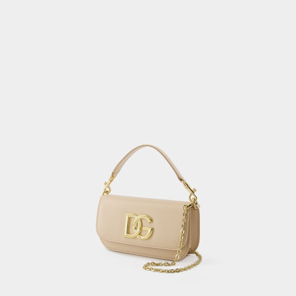 Sac À Bandoulière 3.5 - Dolce&Gabbana - Cuir - Beige