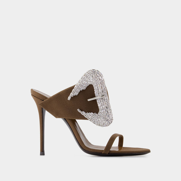 Sandales Ludhovica 105 - Giuseppe Zanotti - Cuir - Marron