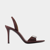 Escarpins - Giuseppe Zanotti - Soie - Bordeaux