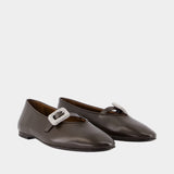 Ballerines Georgia - Giuseppe Zanotti - Cuir - Marron