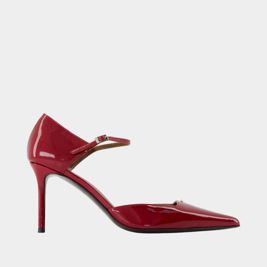 Escarpins Raquel 85 - Giuseppe Zanotti - Cuir - Rouge
