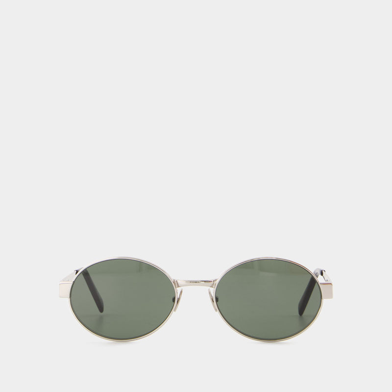 Lunettes De Soleil Sl 692 - Saint Laurent - Métal - Argenté