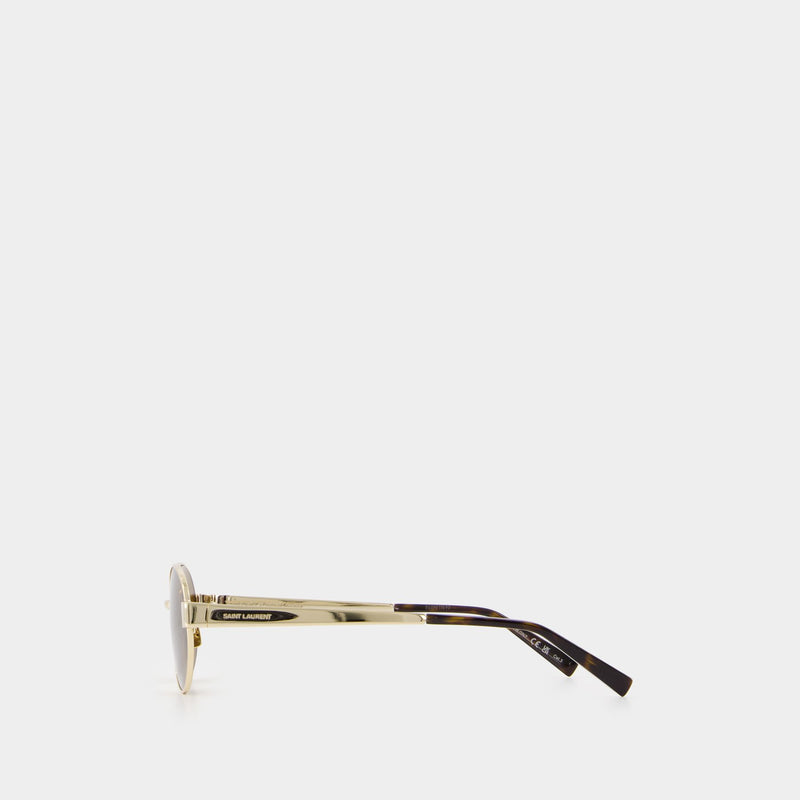 Lunettes De Soleil Sl 692 - Saint Laurent - Métal - Doré