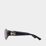 Lunettes De Soleil Gg2121s - Gucci - Synthétique - Noir