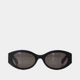 Lunettes De Soleil Bb0477sa - Balenciaga - Acétate - Noir