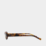 Lunettes De Soleil Sl 872 Erin - Saint Laurent - Acétate - Marron