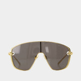 Lunettes De Soleil Bv1514s - Bottega Veneta - Métal - Doré