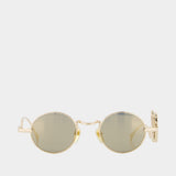 Lunettes De Soleil Ch0413s - Chloé - Métal - Doré
