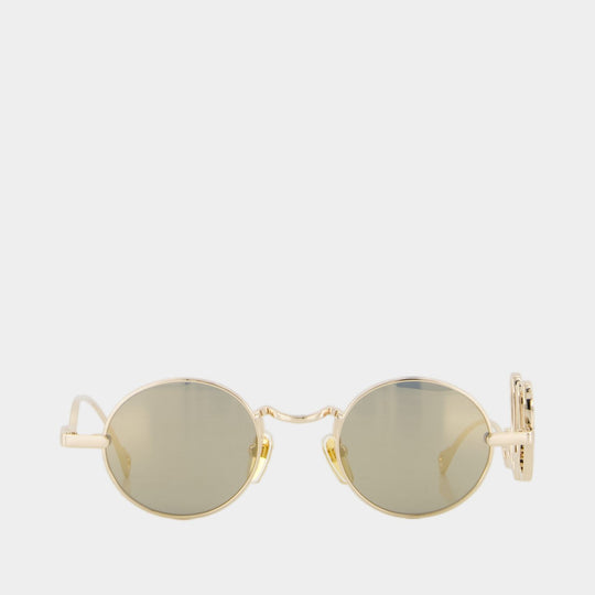 Lunettes De Soleil Ch0413s - Chloé - Métal - Doré