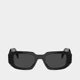 Lunettes De Soleil 0pr 17ws - Prada - Acétate - Noir