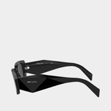 Lunettes De Soleil 0pr 17ws - Prada - Acétate - Noir