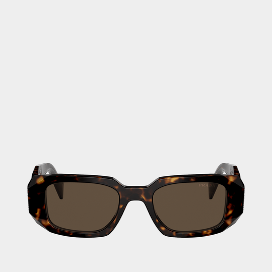 Lunettes De Soleil 0pr 17ws - Prada - Acétate - Marron