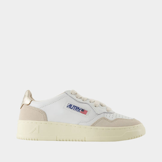 Sneakers Medalist - Autry - Cuir - Blanc