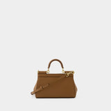 Sac À Bandoulière Sicily - Dolce&Gabbana - Cuir - Marron