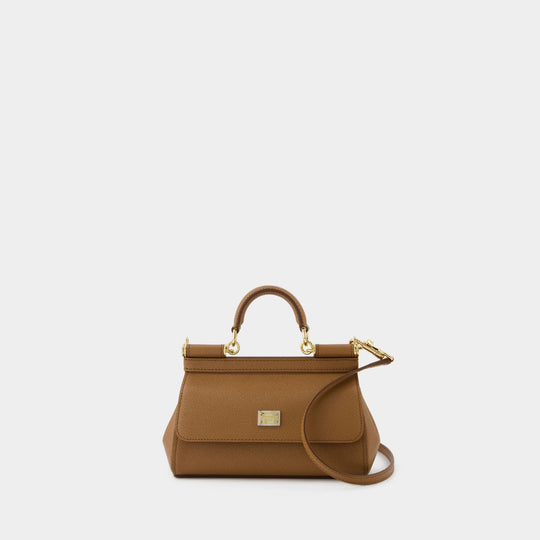 Sac À Bandoulière Sicily - Dolce&Gabbana - Cuir - Marron