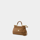 Sac À Bandoulière Sicily - Dolce&Gabbana - Cuir - Marron