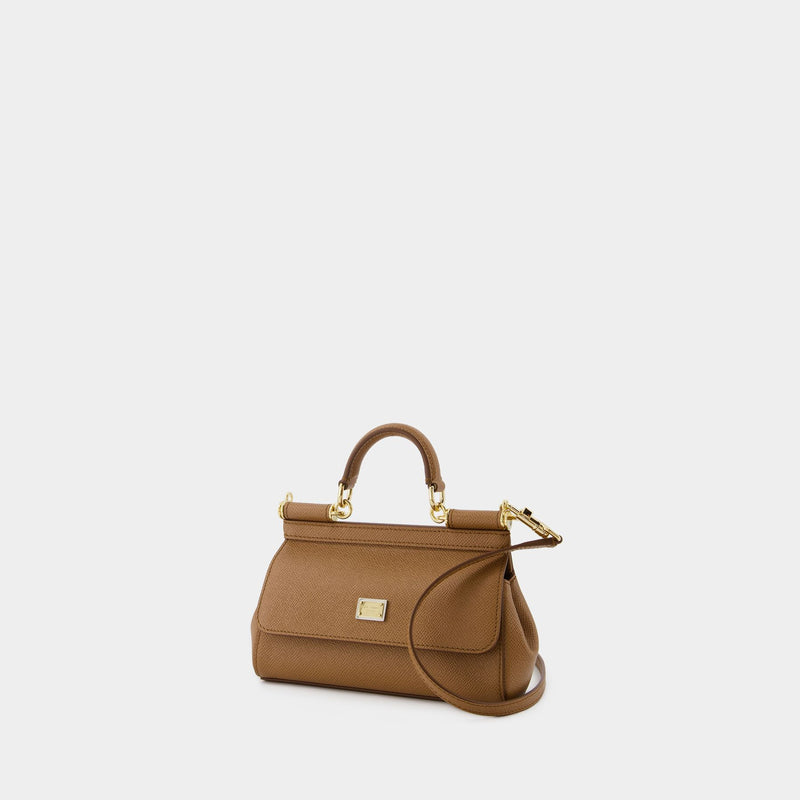 Sac À Bandoulière Sicily - Dolce&Gabbana - Cuir - Marron