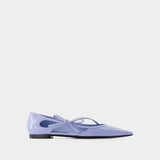 Ballerines - Dolce&Gabbana - Cuir - Bleu