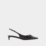 Slingbacks - Dolce&Gabbana - Cuir - Noir