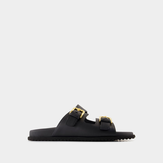 Sandales - Dolce&Gabbana - Cuir - Noir