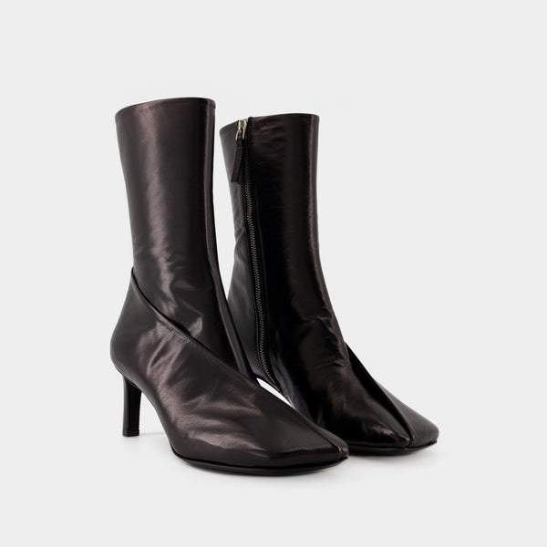 Bottines - Jil Sander - Cuir - Noir
