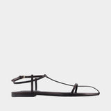 Sandales - Jil Sander - Cuir - Noir