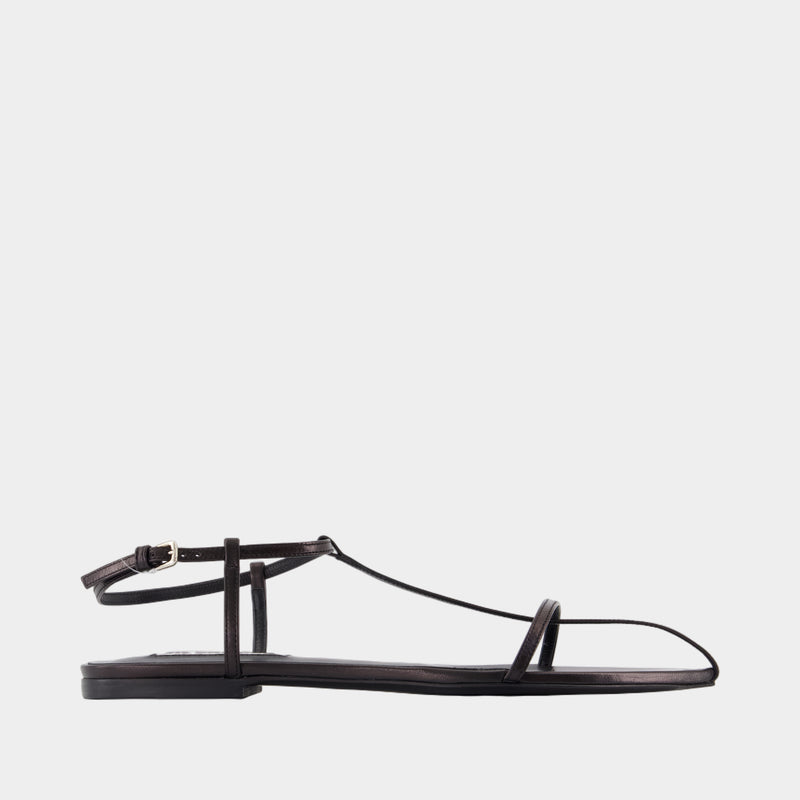 Sandales - Jil Sander - Cuir - Noir