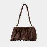 Sac Porté Épaule - Marni - Cuir - Marron
