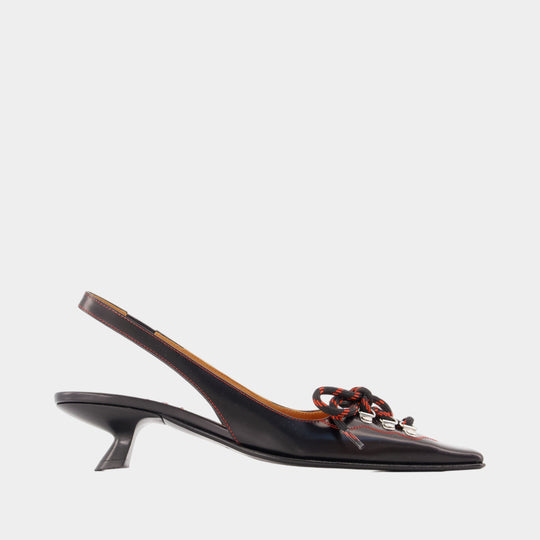 Escarpins - Marni - Cuir - Noir