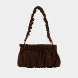Sac Porté Épaule - Marni - Cuir - Marron