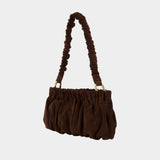 Sac Porté Épaule - Marni - Cuir - Marron