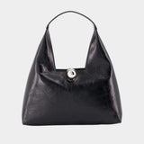 Cabas Trapeze Small - Marni - Cuir - Noir