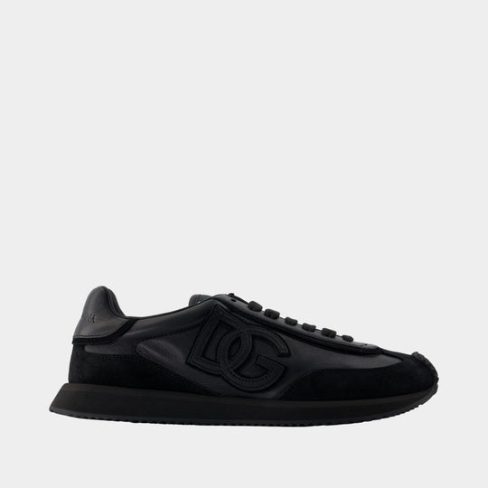 Sneakers Bassa - Dolce&Gabbana - Cuir - Noir