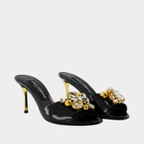 Escarpins Ciabatta Tacco - Dolce&Gabbana - Cuir - Noir