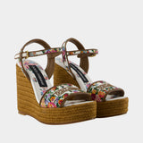 Escarpins Zeppa - Dolce&Gabbana - Cuir - Multi