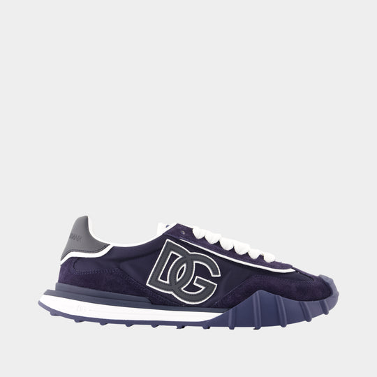 Sneakers Dg Athletic - Dolce&Gabbana - Cuir - Bleu
