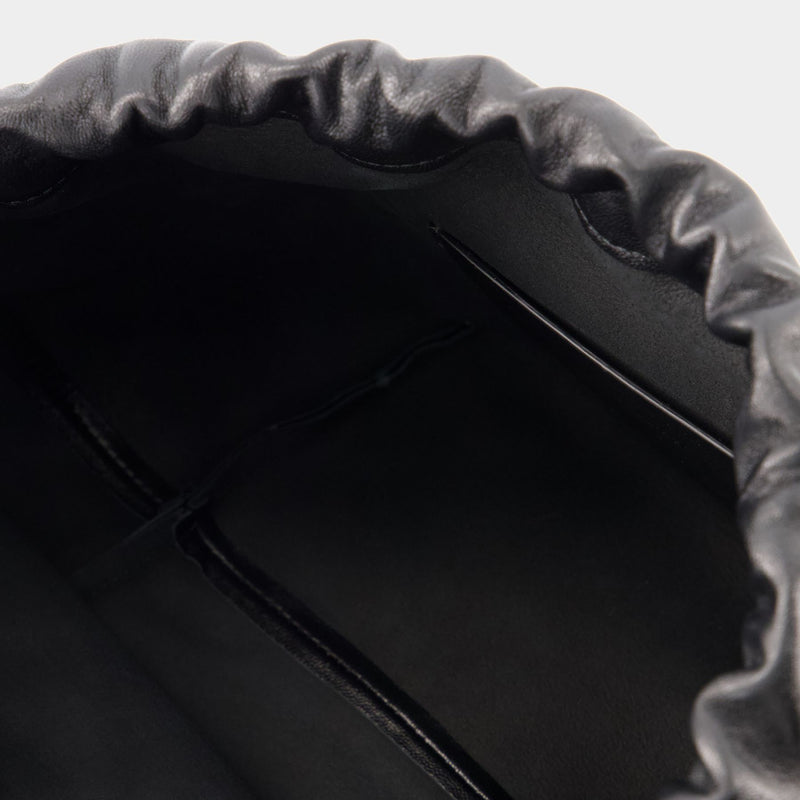 Sac Porté Épaule Dumpling - Jil Sander - Cuir - Noir