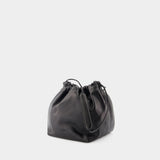 Sac Porté Épaule Dumpling - Jil Sander - Cuir - Noir