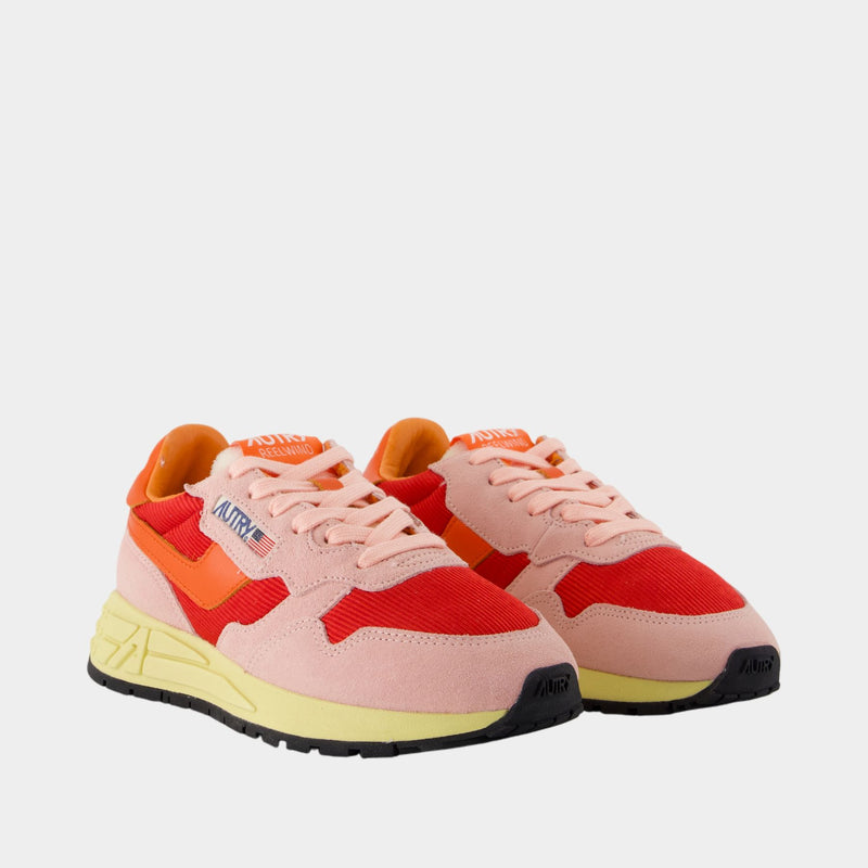 Sneakers Reelwind Low - Autry - Suede - Rose